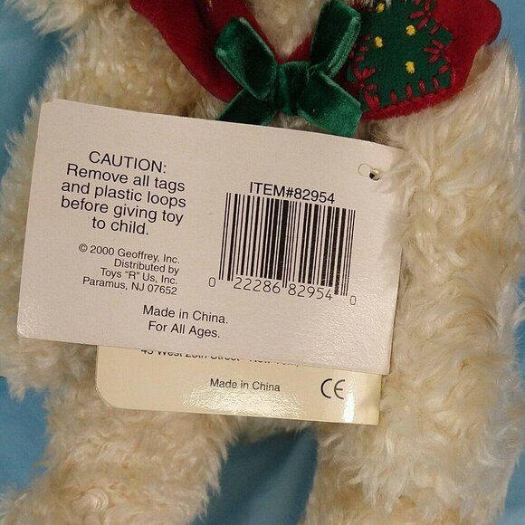 Commonwealth Darla and Darby Christmas Dog Puppy Cream Toys R Us For All Ages - Picture 6 of 9